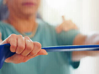 exercises during a home physiotherapy session