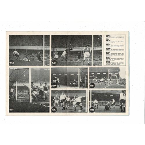 1968/69 Arsenal v Tottenham Hotspur League Cup Semi Final Football Programme