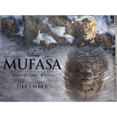 Mufasa The Lion King UK Quad Poster (Unframed)