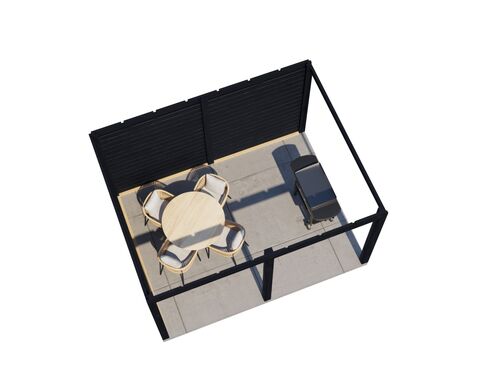 3.88mtr x 3.0mtr 28mm walled Gazebo