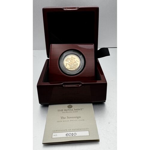 2024 Gold Proof Full Sovereign