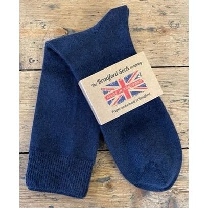 Bradford Sock Co - Thin Wool Navy