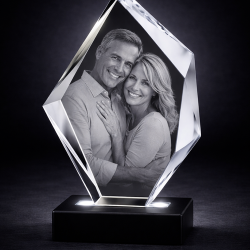 The Beautiful 3D Jura 14x10x6cm Pure Crystal Iceberg