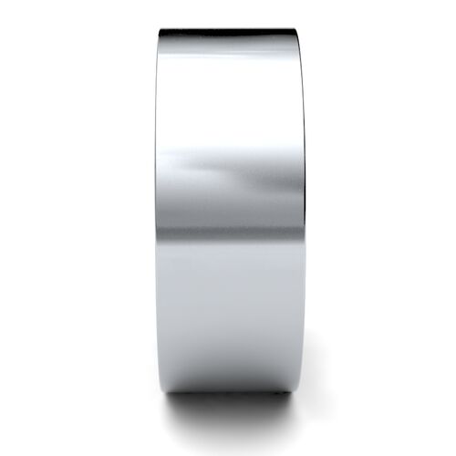 9ct 8mm flat profile classic wedding ring