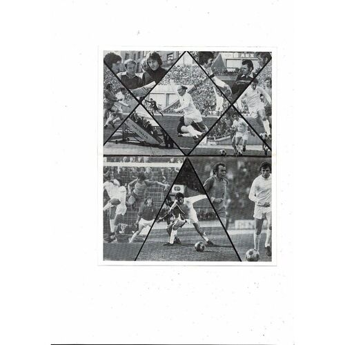 1974 Tottenham Hotspur v Lokomotive Leipzig UEFA Fairs Cup Semi Final Football Programme