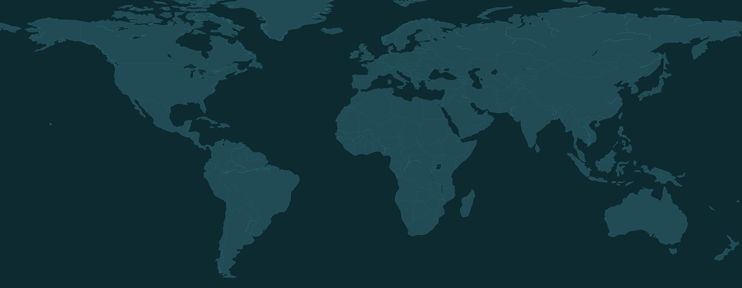 World map showing Agilitz office locations, delivery centres and delivery footprint