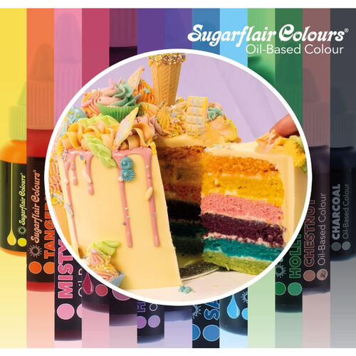 Raspberry Oil Based Food Colouring by Sugarflair 30ml