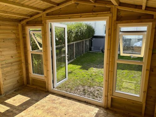 #PVC054 12x10 Apex Summer House