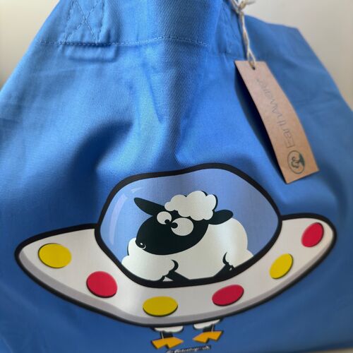 'Space Sheep' Maxi Tote Bag