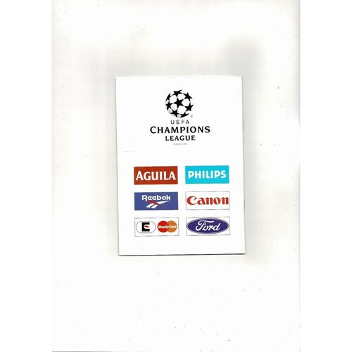 Barcelona v Manchester United Champions League Football Programme 1994/95