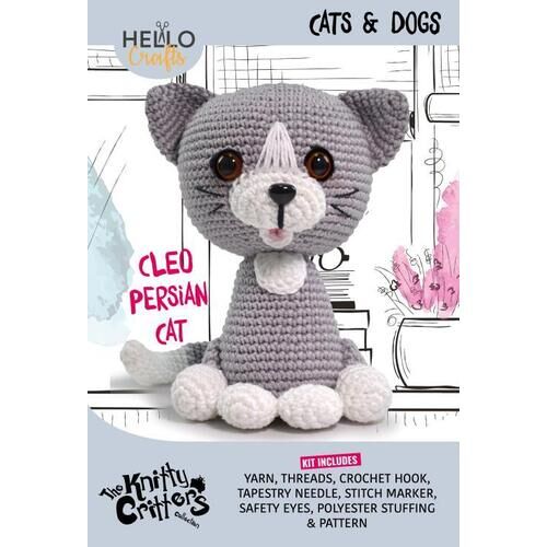Knitty Critters - Pets - Cleo Persian Cat