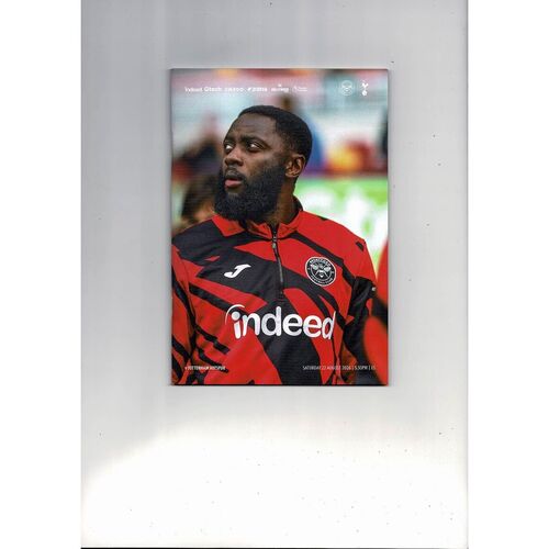 2026/027 Brentford v Tottenham Hotspur Football Programme