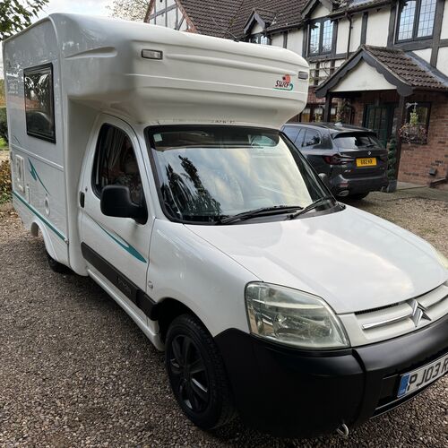 2003 Nu Venture Surf Citroen Berlingo 1.9D Camper Van Motorhome - 45470 miles