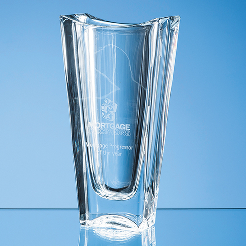 Crystalite Okinawa Tapered Vase 25.5cm