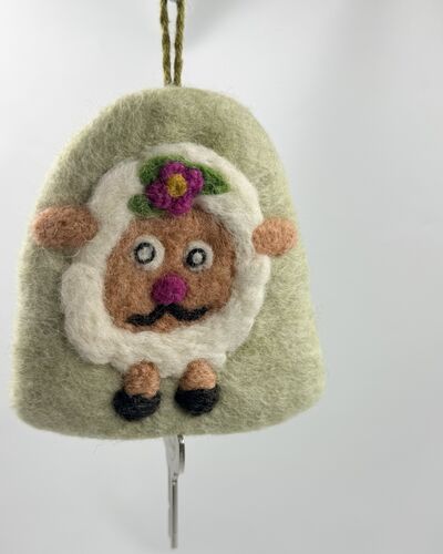 handmade sheep man key holders