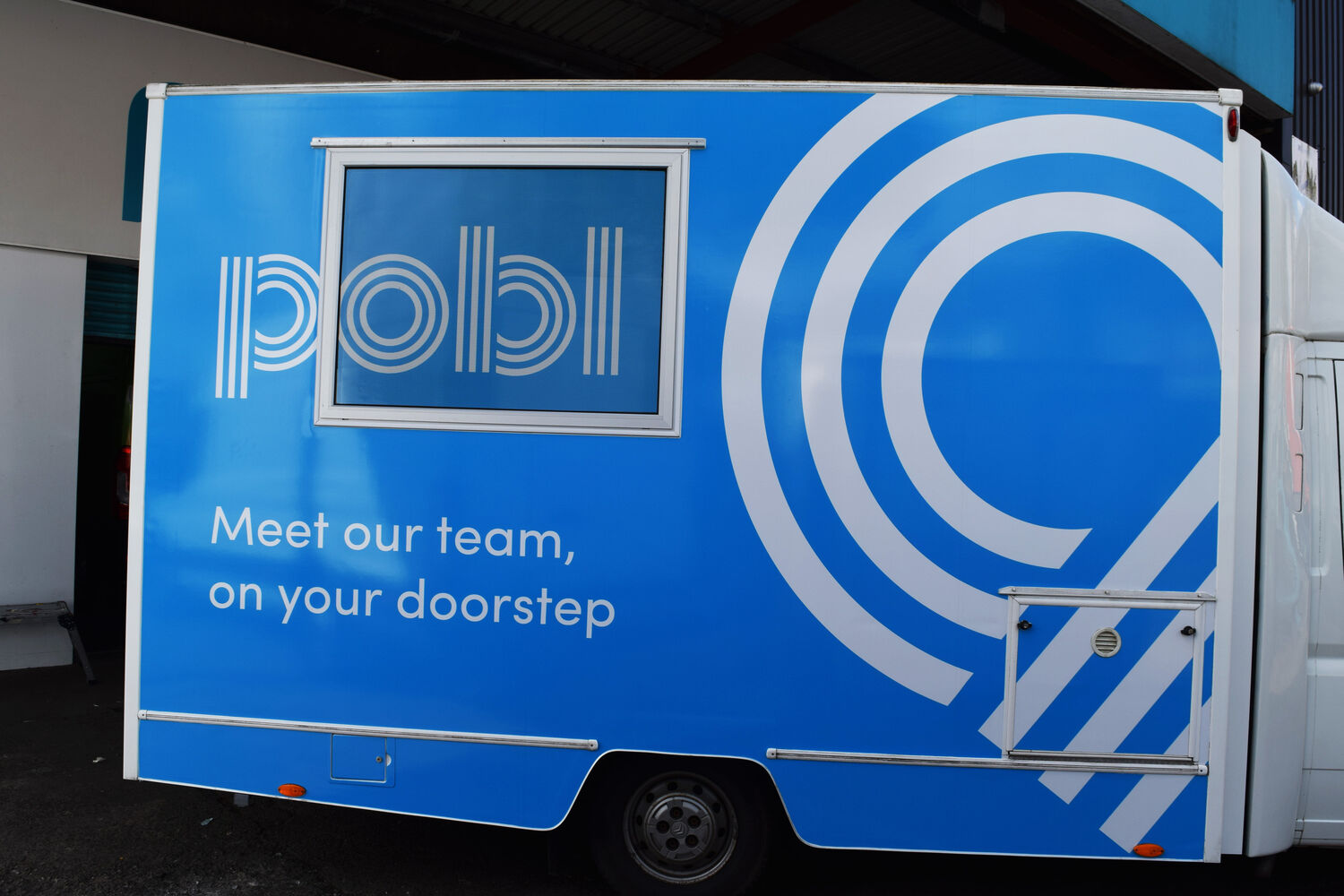 Pobl Group - Citroen Relay Cab Exhibition Trailer