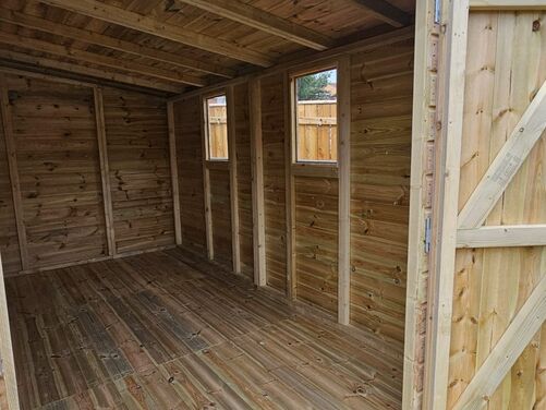12x10 Pent Shed Workshop