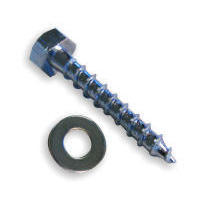 FS043 - Vis d'entraîneur et rondelle M10 x 50 mm de long