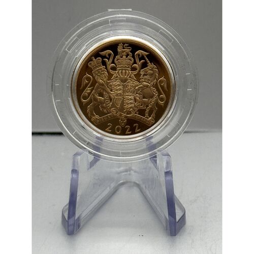 2022 Pierdfort memorial proof gold sovereign
