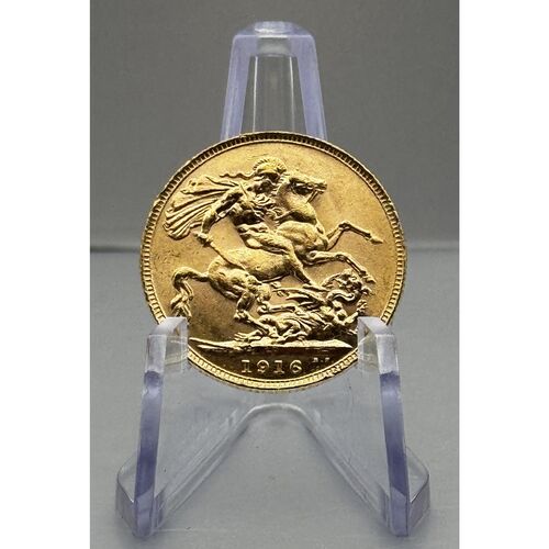 1916 Perth mint full gold sovereign
