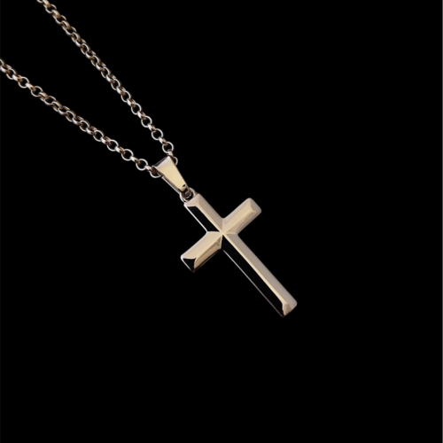 Sterling silver cross pendant