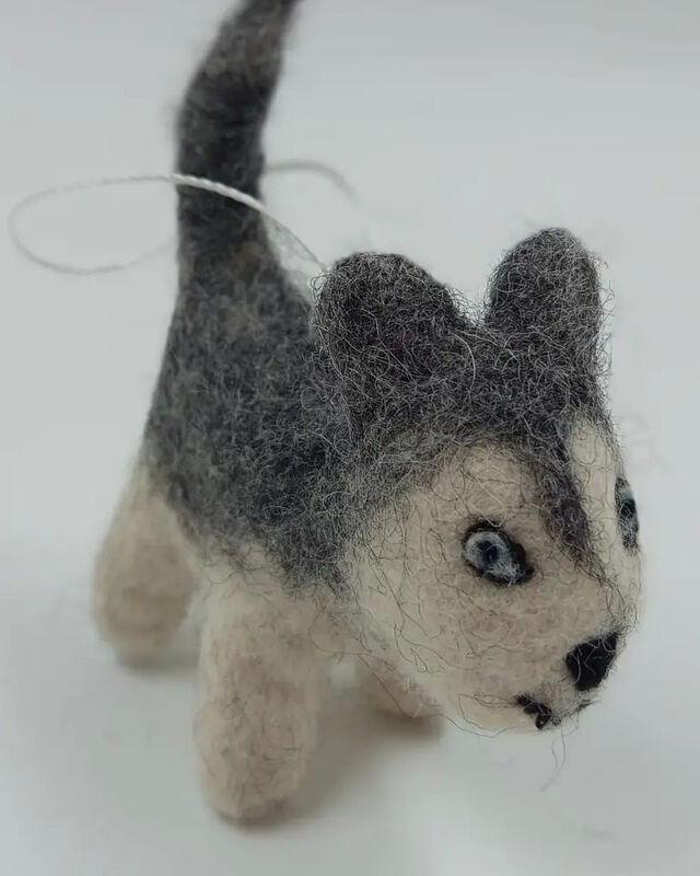 Siberian Husky Dog Keyring/ Ornaments