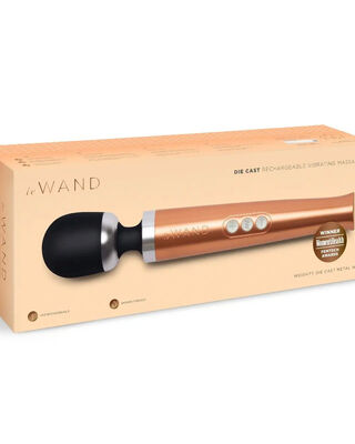 Le Wand Diecast Rechargeable Massager Rose Gold