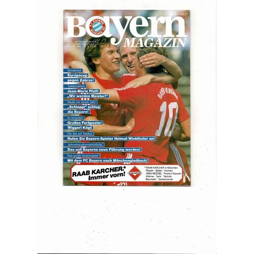 European General League Football Programmes