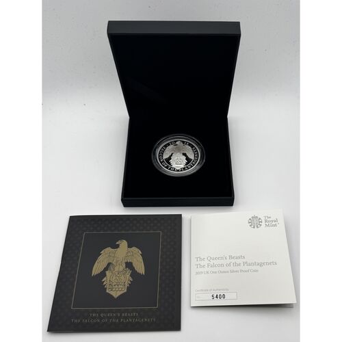 Queen beasts 2019 FDC Falcon of the Plantagenets