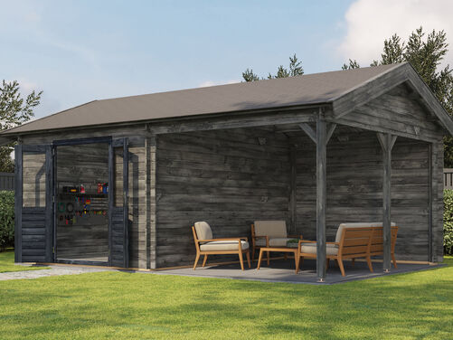 300cm x 400cm + 300cm Veranda