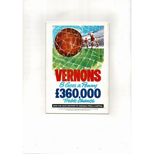 1972 Arsenal v Leeds United FA Cup Final Football Programme