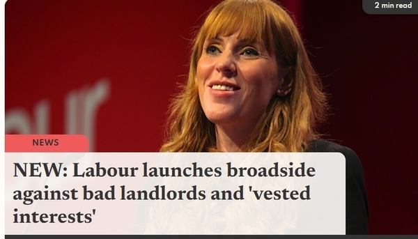NEW: Labour launches broadside against bad landlords and 'vested interests'