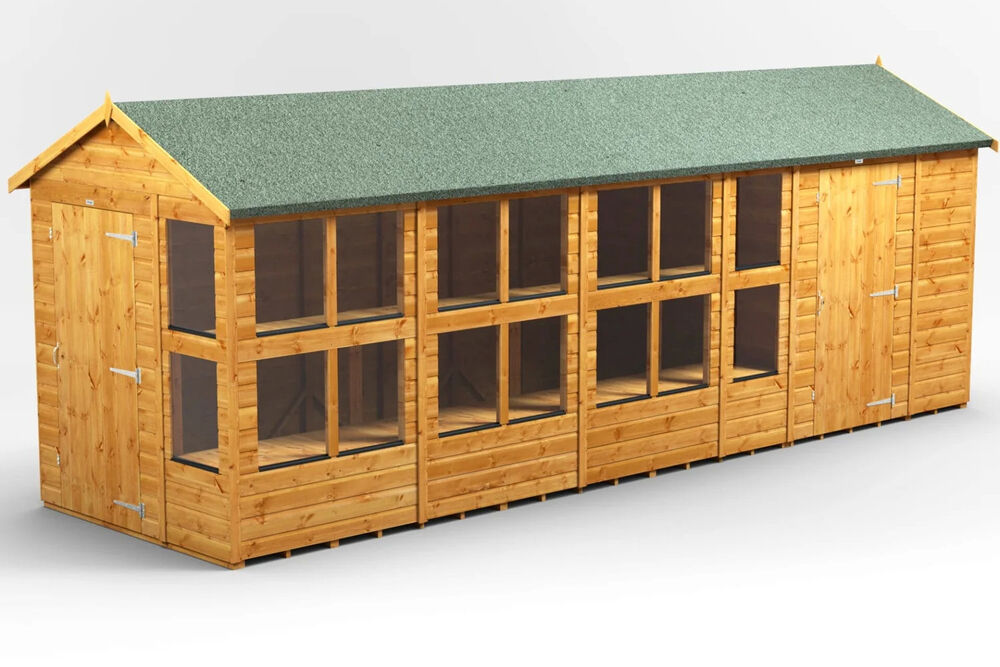 Apex Potting Shed Combi 20x6 with 6ft store