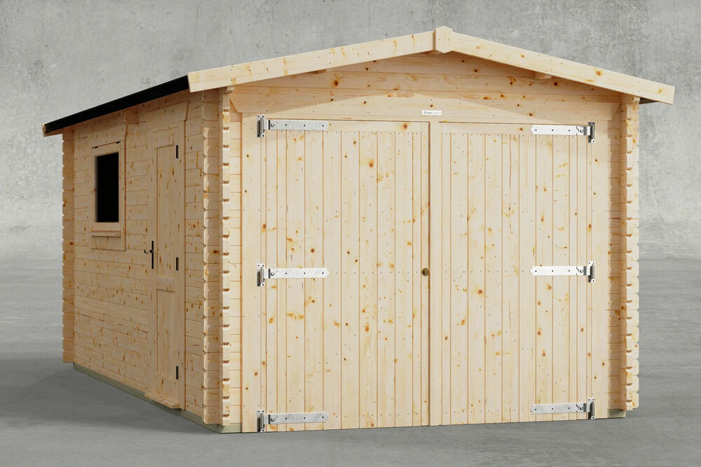 Apex Log Cabin Single Garage 18x10