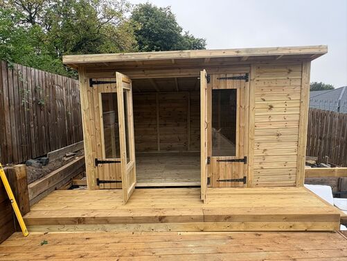 12x9 Pent Summer House