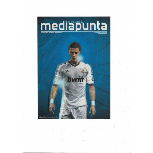 CF Real Madrid v Manchester City Champions League Europa Mediapunta Football Magazine 2012/13