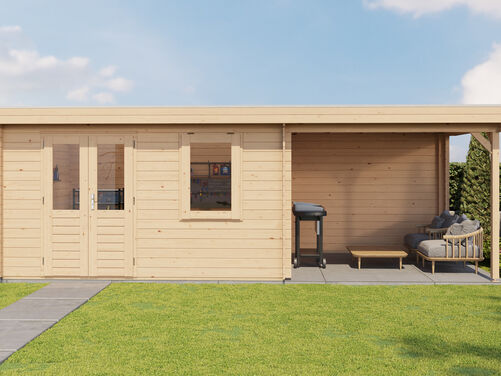 400cm x 300cm + 300cm Veranda