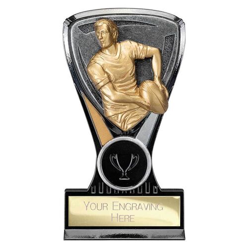 Wolverine Plaque Rugby Male Carbon Black & Fusion Gold