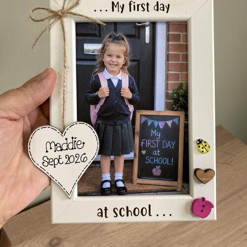 First Day at School Photo Frame