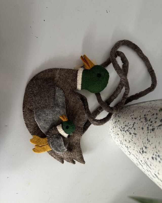 Duck puppet bag
