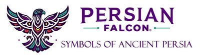 PersianFalcon | Cufflinks art Gift | Persian Pendant Gift | Ancient Persia Art