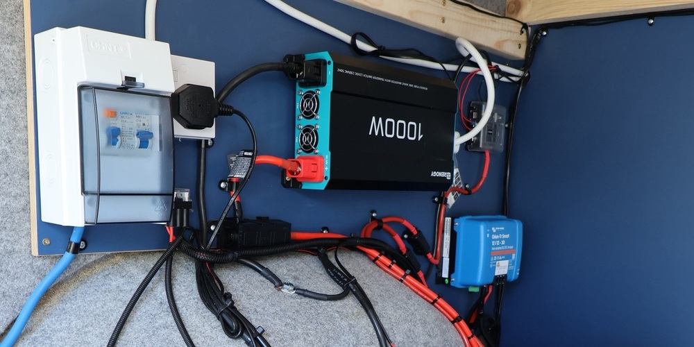Camper Van Electrical Installation Services, Leisure Batteries, Mains Hook-up, Lighting,