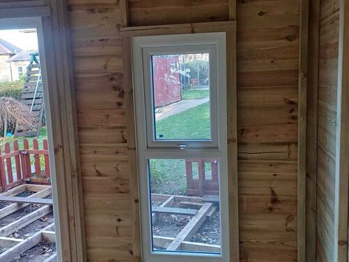 #PVC085 16x10 Pent Summer House