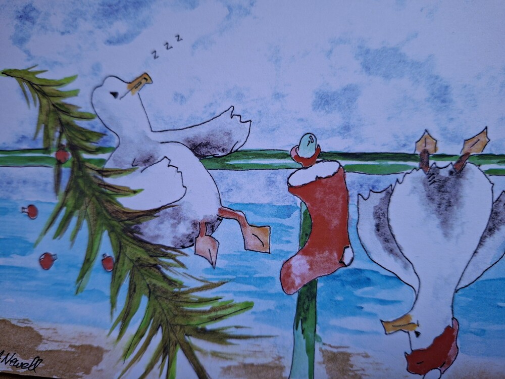 New Christmas items | ANITA ART  | Buy Sussex Seascape Acrylic Art | Semi Abstract Paintings Birling Gap | London Buyers South Coast Artwork