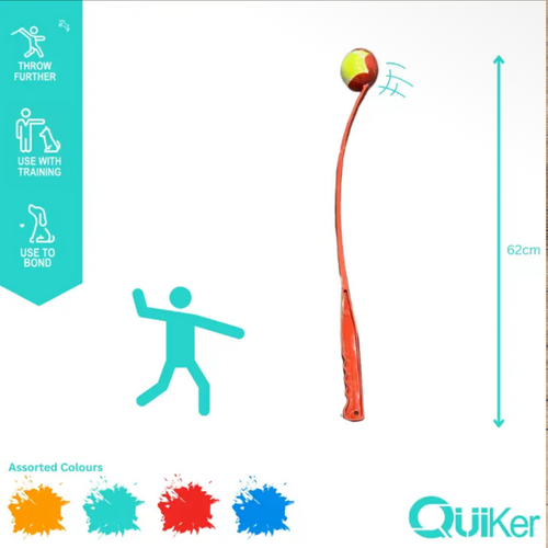 Quiker Tennis Ball Launcher Red