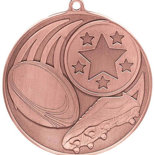 Iconic Rugby Medal Bronze
