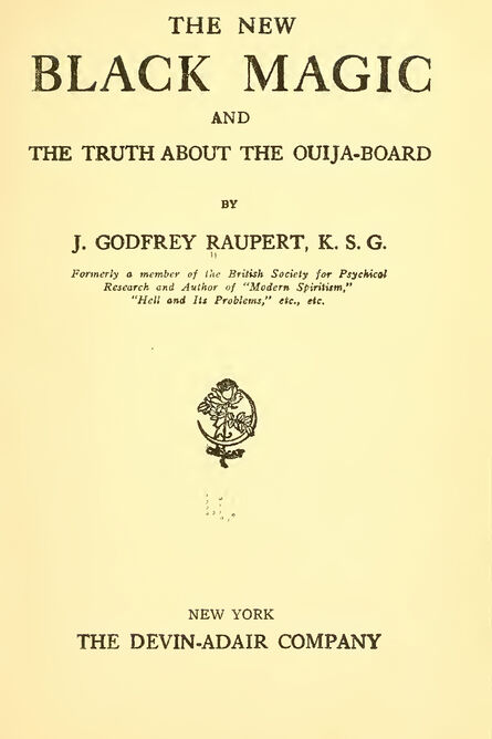 1919 | The New Black Magic