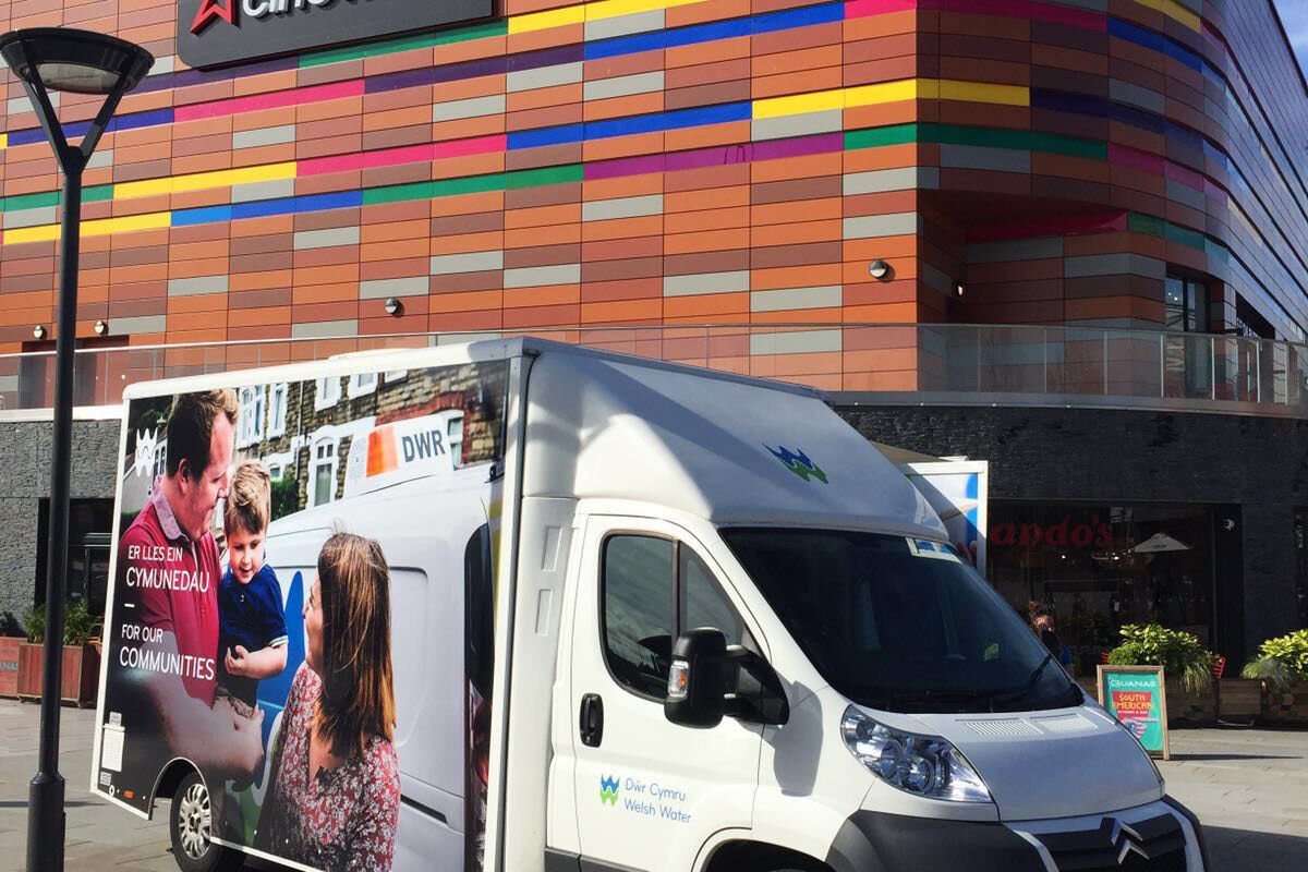 Dwr Cymru - 4x Citroen Relay Exhibition Van