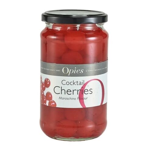 Opies Cocktail Cherries with Stems Maraschino Flavour 500g