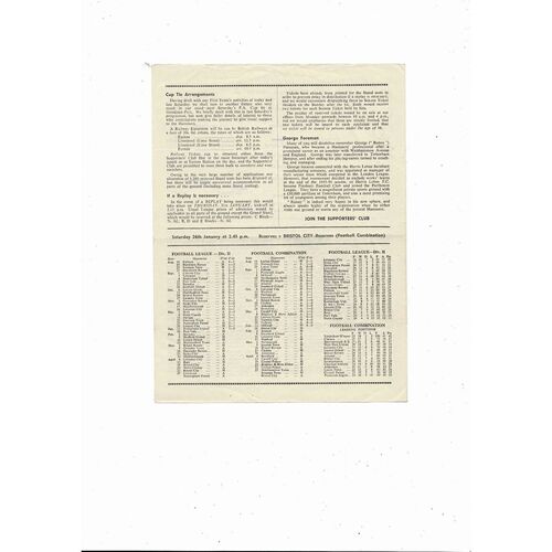 1956/57 West Ham United v Port Vale Football Programme